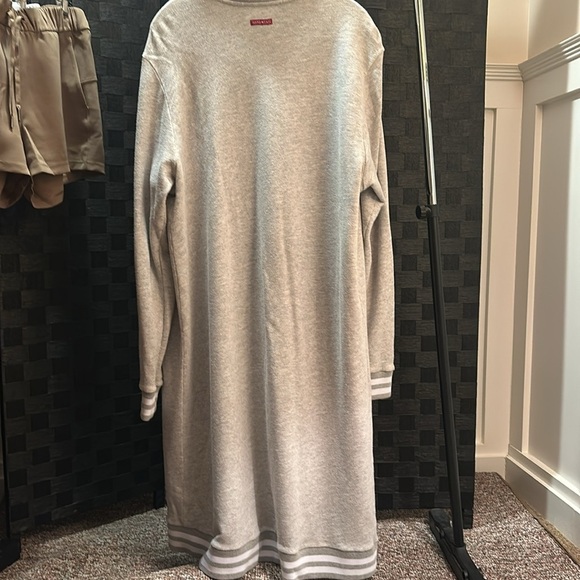 Hard Tail Gray Long Open Sweater - Picture 4 of 4